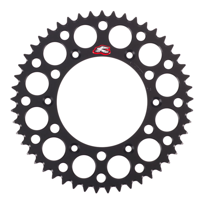 Renthal Sprocket Rear Black 49T Alloy 7075 T6 Grooved