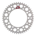 Renthal Sprocket Rear Silver 49T Alloy 7075 T6 Grooved