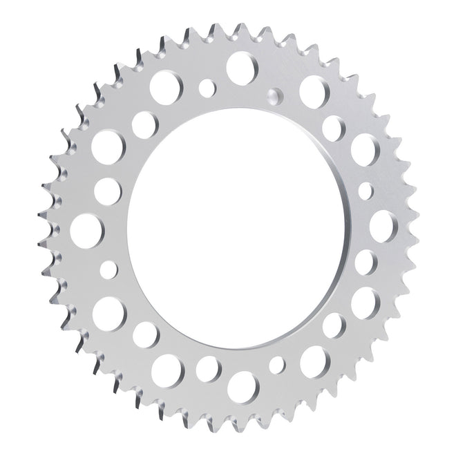 Renthal Rear Sprocket - Silver 46T Alloy 7075-T6 Grooved