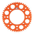 Renthal Rear Sprocket 48T Alloy 7075-T6 Grooved - Orange (KTM, Husqvarna)
