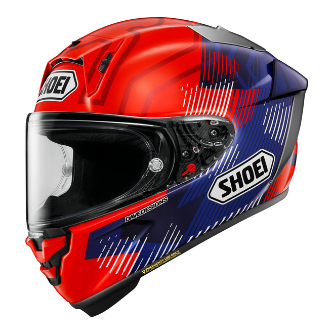 Shoei X-SPR Pro Helmet Marquez 8 TC1 - Blue / Red / White