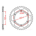 Sprocket Kit Honda NXR125 - 428H 13/54