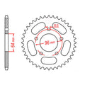 Sprocket Kit Honda CTX200 - 520XRE 12/50