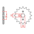 Sprocket Kit Suzuki ATV LTA50 - 420MS 10/37