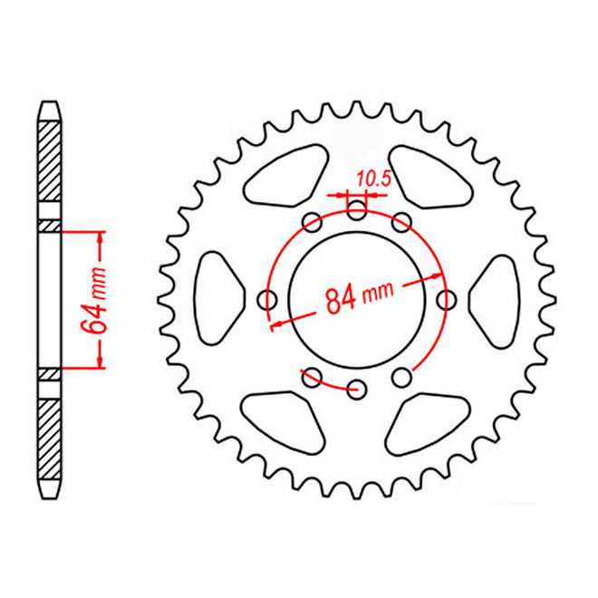Sprocket Kit Suzuki ATV LT160 - 520XRE 11/39