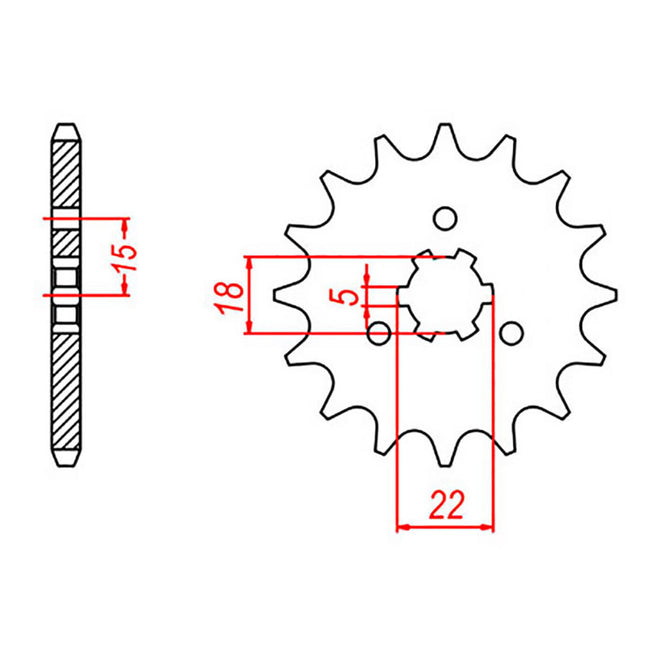 Sprocket Kit Kawasaki KX125 '98/'99 - 520EXW 12/48