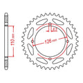 Sprocket Kit Kawasaki KLX150 '15-'18 - 428KRO 14/47