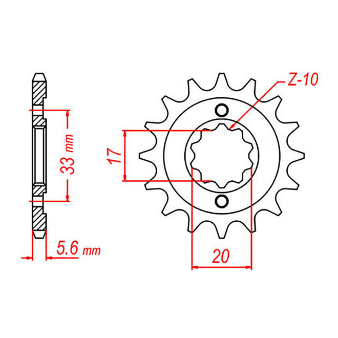 Sprocket Kit Kawasaki KX250F/RMZ250 '04-'05 - 520XRE 13/48