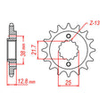 Sprocket Kit for Kawasaki KLR650 (2022–2024) - X-Ring Chain, 15/43