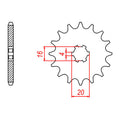 Sprocket Kit Suzuki RM80/85 '82-'18, Yamaha YZ80 82-18 - 428MXZ 13/47