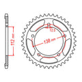 Sprocket Kit Honda CBR600 '97/'98 - GB525XRE 15/43