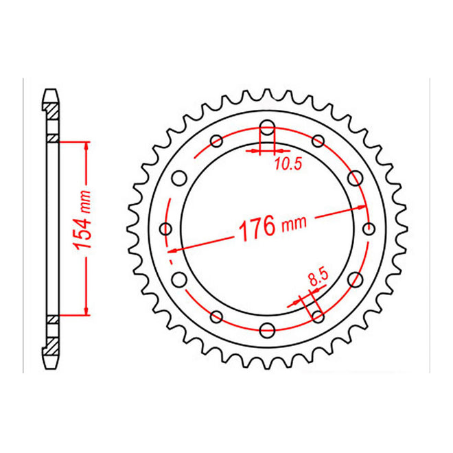 Sprocket Kit Honda VFR800 '02-'09 - 530XRE 16/43