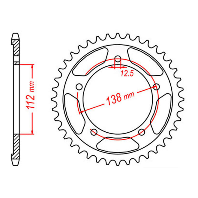 Sprocket Kit Honda CBR900RR '92-'95 Gold (recommended) - GB530ZXW 16/