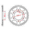 Sprocket Kit Kawasaki ZX9R '02-'04 Gold (economy) - GB525XRE 16/41