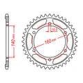 Sprocket Kit Kawasaki ZZR1100 '98 Gold - GB530ZXW 17/44