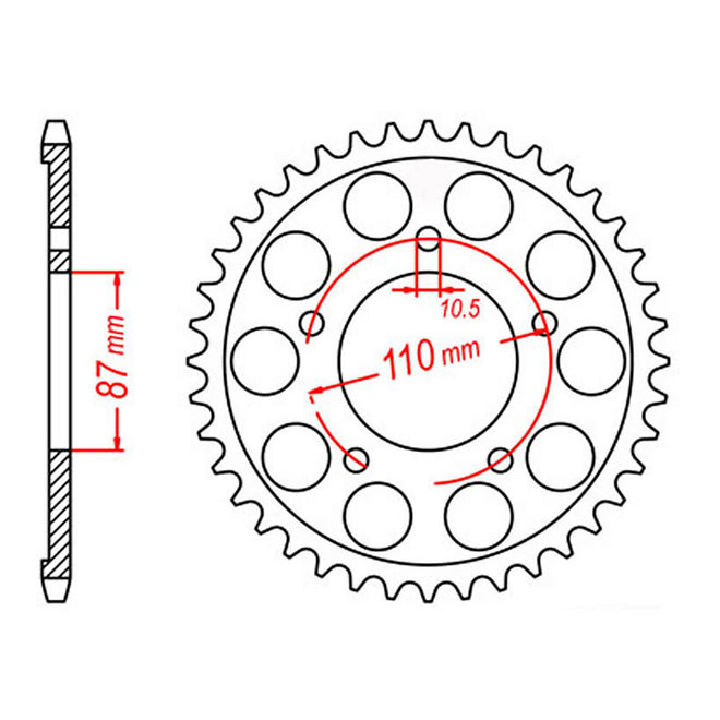 Sprocket Kit Suzuki GSXR400 - 525XRE 14/45