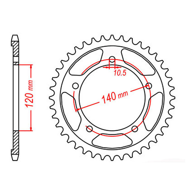 Sprocket Kit Suzuki SV1000S (economy) - 530XRE 17/40