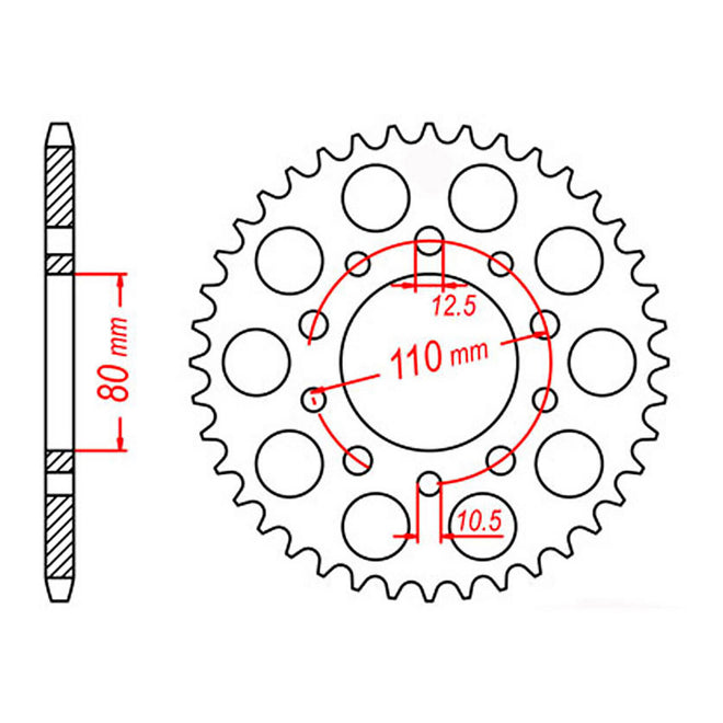Sprocket Kit Triumph Daytona 1200 - 530XRE 18/43