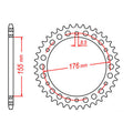Sprocket Kit Triumph Speed Triple '99-'01 / Daytona T995 '99-'01 - 530XSO
