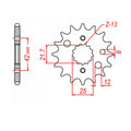 Sprocket Kit Yamaha FZS600 Fazer - 530XRE 15/47