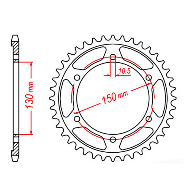 Sprocket Kit Yamaha FZR1000 '87-'88 Gold - GB530XRE 17/46