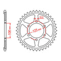 MTX 2014 Steel Rear Sprocket #520