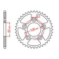 MTX 701 Steel Rear Sprocket #520