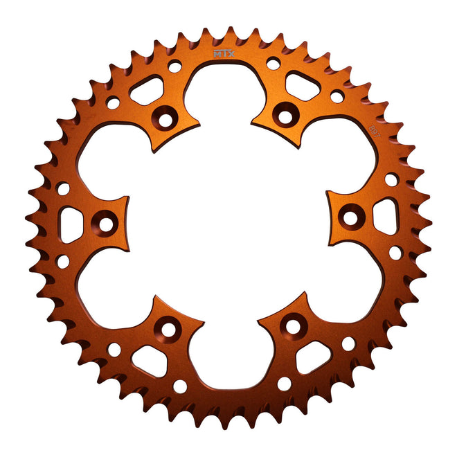MTX 897 Zero Aluminium Rear Sprocket #520 - Orange