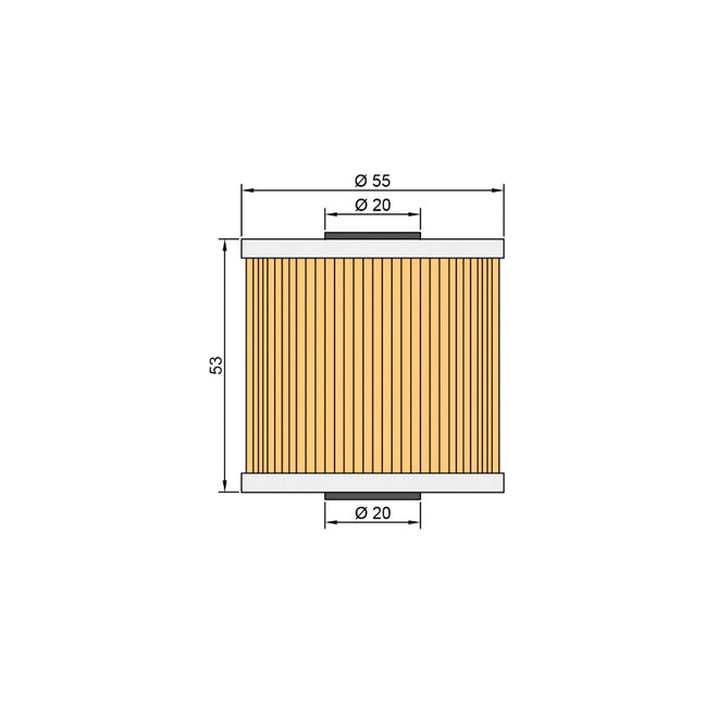 Twin Air Oil Filter Kawasaki Z / KL / KLF / KZ / KLT 200 / 220 / 250 / 600 / 650