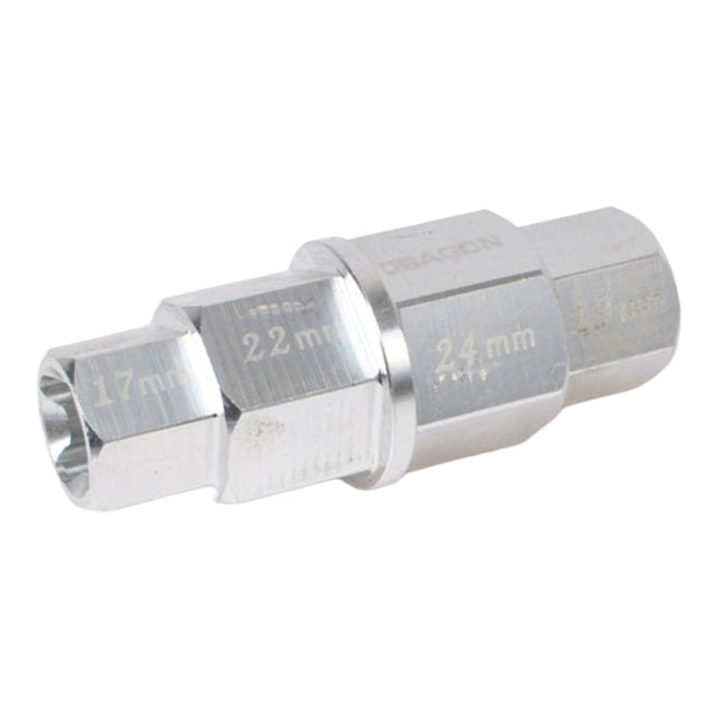 WHITES 4-IN-1 HEX AXLE TOOL 17 19 22 24mm ALUM