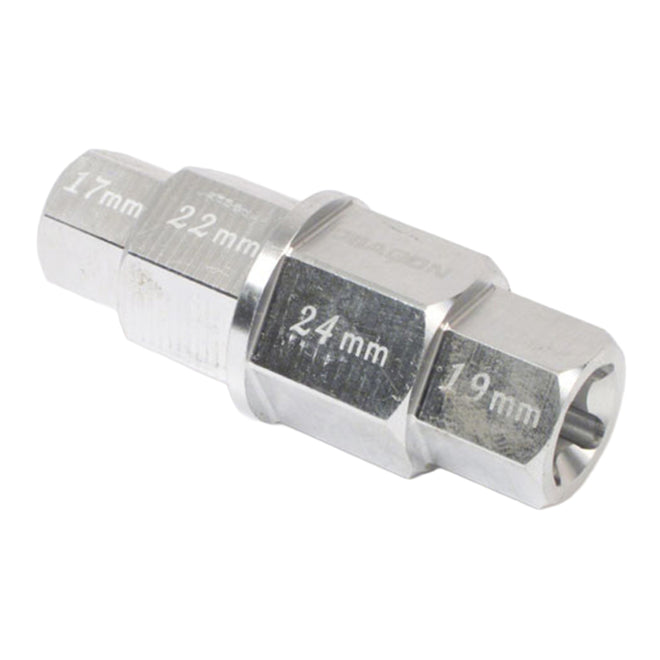 WHITES 4-IN-1 HEX AXLE TOOL 17 19 22 24mm ALUM