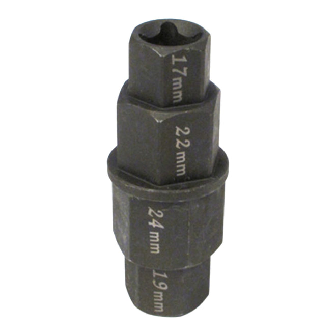 WHITES 4-IN-1 HEX AXLE TOOL 17 19 22 24mm CrMo