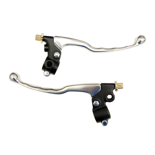 WMP Lever Assembly (Pair) with Mirror Hole - Black