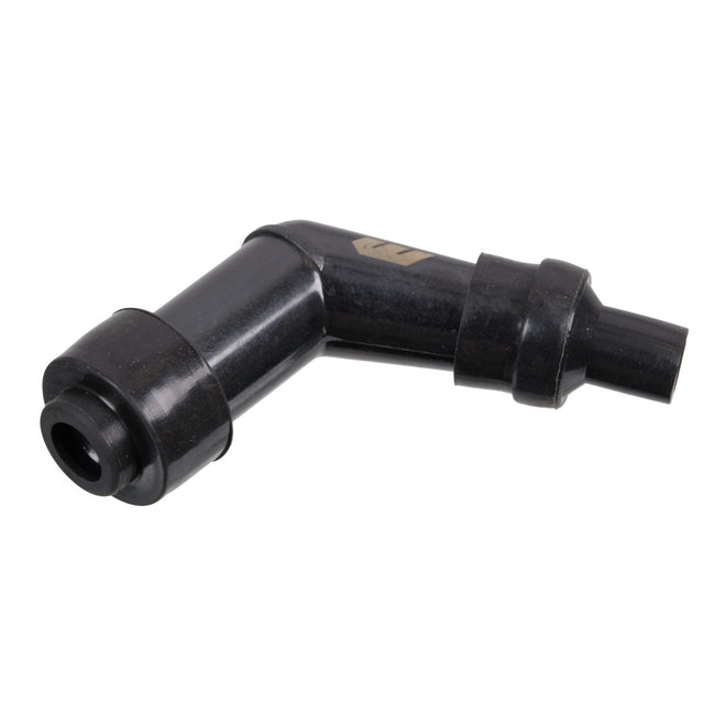 Whites Spark Plug Cap (Replaces VD05EG) Long Right Angle - Black