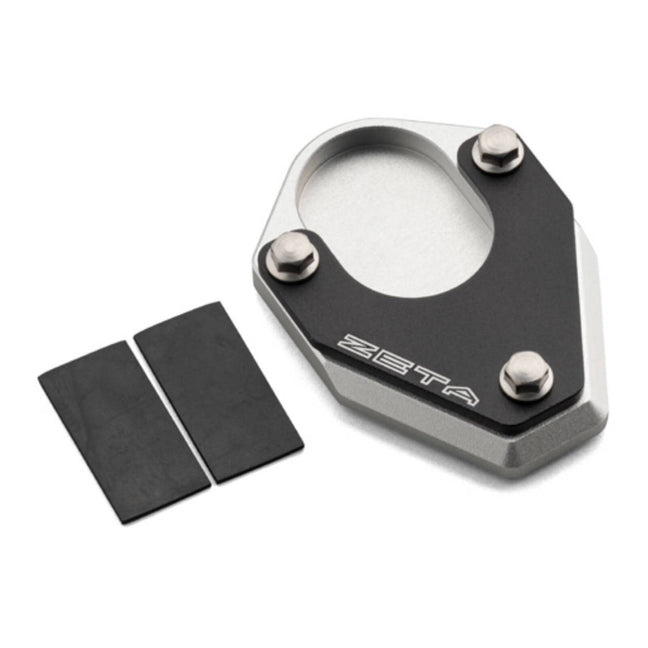 Zeta Side Stand Extender Black/Silver KTM 1090 Adventure '17-, 1290 Super Advent