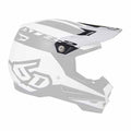 6D-72-6010 - Peak/visor for the 6D ATR-2 adult offroad/dirt helmet in Sector Gray/Black colourway