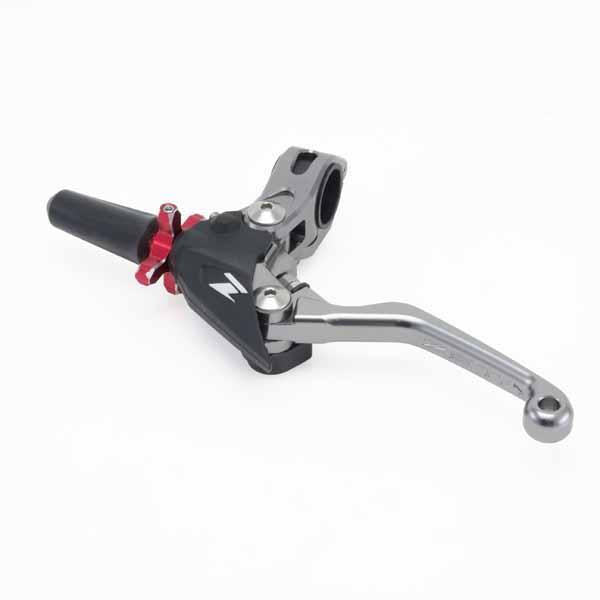 Zeta Pivot Perch CP is available with either a red or blue clutch wire adjuster and provides two different ratios - either light pulling or accurate clutch control depending on the position of the Ratio Device - pictured is the DF-ZE43-1310