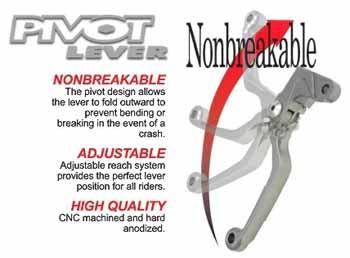 Designed to prevent bending or breaking in a crash - available in three or four finger sizes