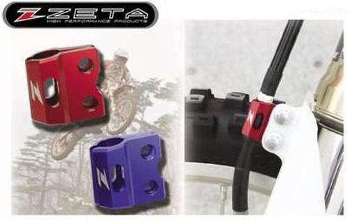 Zeta Brake Hose Holder - Available in red or blue