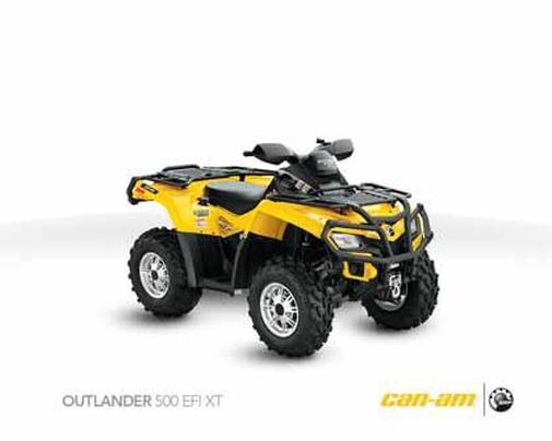 The Can Am 500 EFI XT with power steering responds well to the fitment of larger Deestone Swamp Witch tyres - front 28x10x12 and rear 28x12x12