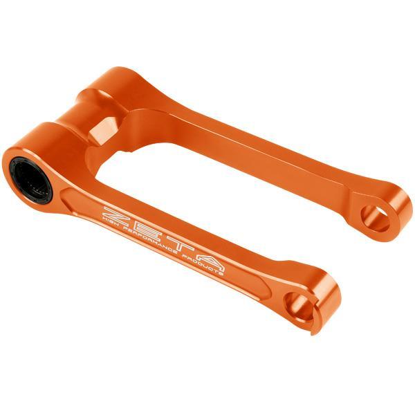 Zeta lowering link kit lowers the bike by about 30mm, but does vary by models - pictured is DF-ZE56-05843