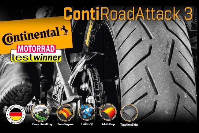 Continental 190/55ZR17 Conti Road Attack 3 Tyre
