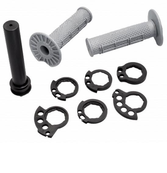 Neken SFH Grips Black Half Waffle (with throttle tube)