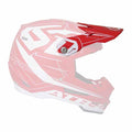 6D-72-6001 - Peak/visor for the 6D ATR-2 adult offroad/dirt helmet in Aero Red colourway