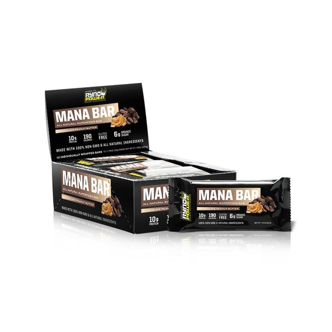 Protein Bar Ryno Power Mana Choc & Peanut 12