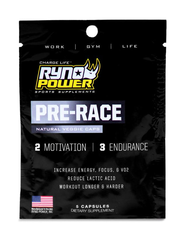 Pre-Race Motivation Energy Ryno Power