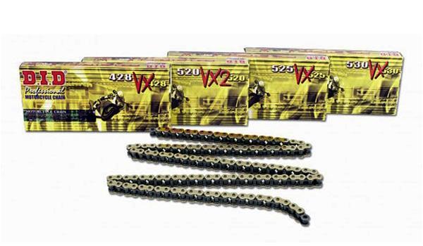 DID Pro Street X-Ring Chain - Made in Japan - 428VX x 136FB FJ X'Ring DID chain                          [W]