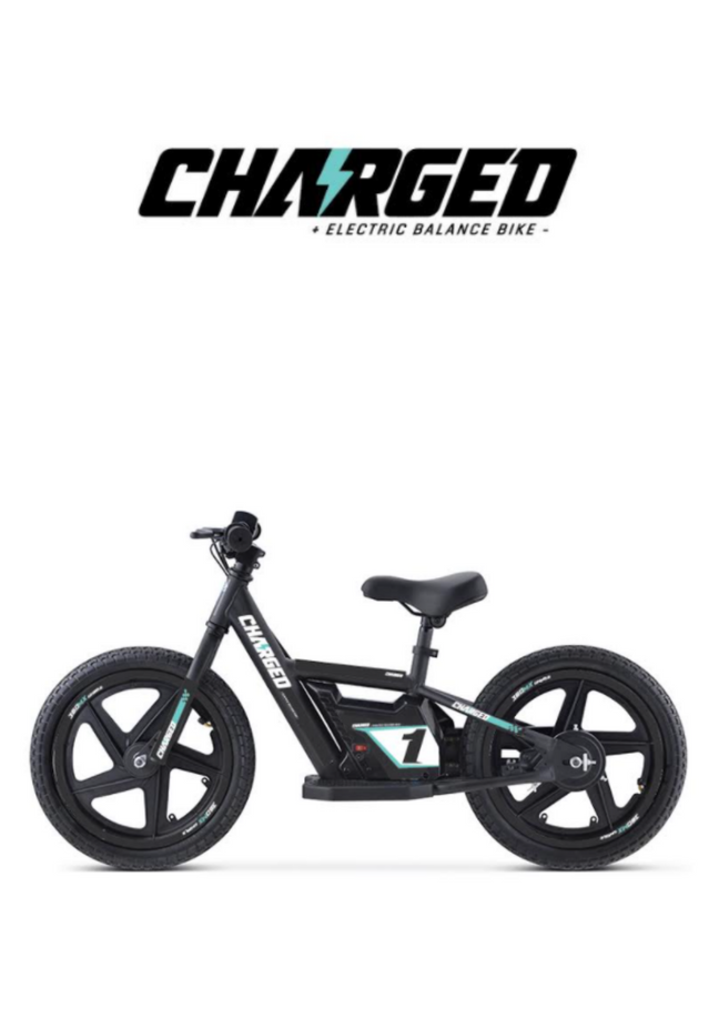 Balance E Bike Charged 12" Blue