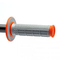RE-G164 - Renthal Dual Compound Tapered MX Half Waffle orange grip
