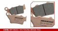 The BRAKING CM46 racing brake pad has a unique sintered metal compound which is designed for off road racing conditions